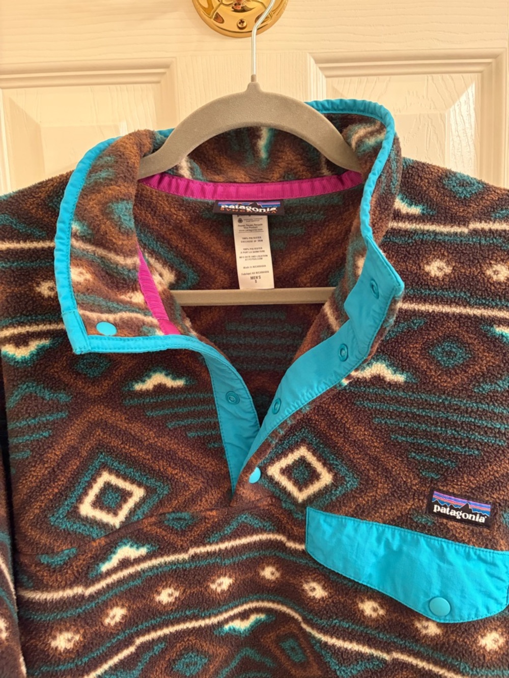 Patagonia Synchilla Snap T Fleece - Aztec Tribal - Picture 3 of 4